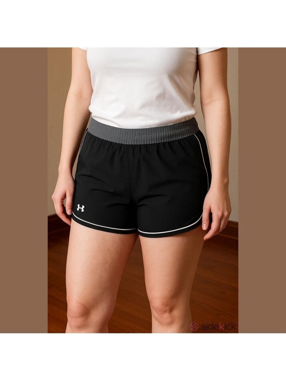 Under Armour Black Running Shorts XL Summer Athletic Hiking Women's